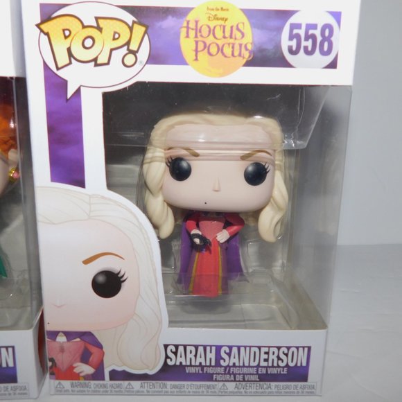 FUNKO Disney Hocus Pocus Sarah Mary Winnifred Sanderson 557 558 559 Figures NEW - Picture 4 of 7
